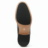 Męskie botki typu brogsy z zapięciem na rzep