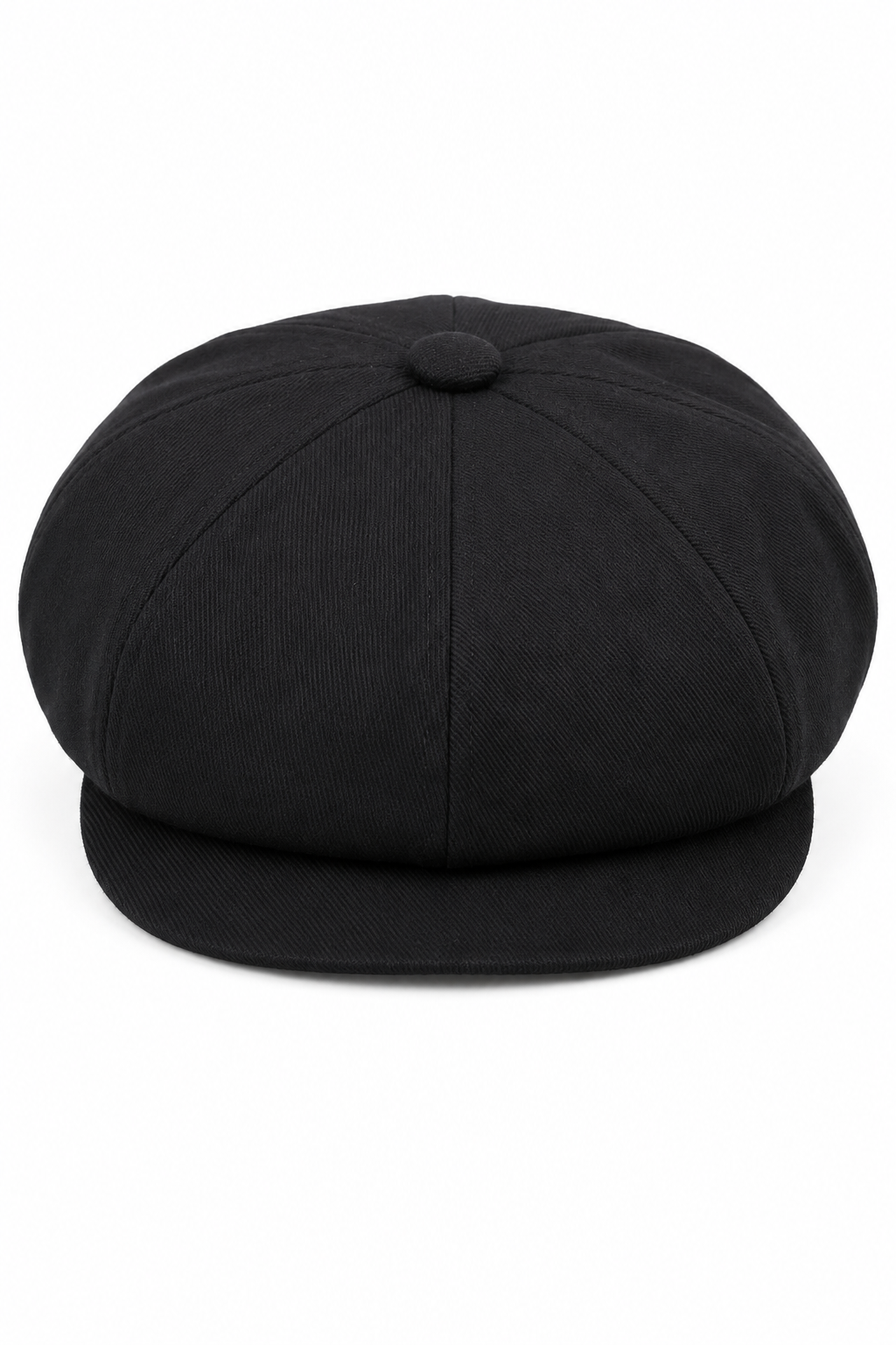 Męska 8-panelowa czapka Razor Summer Black Baker Boy Cotton Blinders Newsboy Flat Cap Shelby