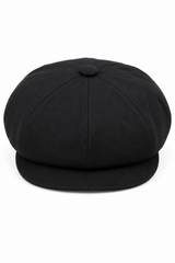 Męska 8-panelowa czapka Razor Summer Black Baker Boy Cotton Blinders Newsboy Flat Cap Shelby
