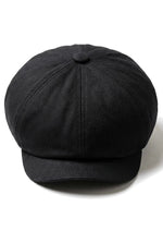 Męska 8-panelowa czapka Razor Summer Black Baker Boy Cotton Blinders Newsboy Flat Cap Shelby