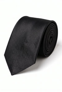 Męski zestaw black tie z poszetką i spinkami do mankietów