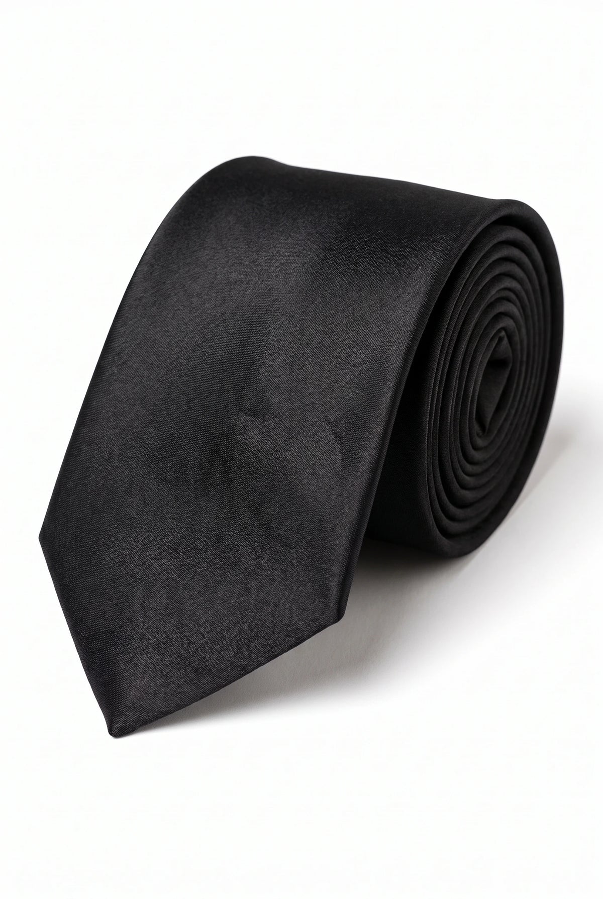 Męski zestaw black tie z poszetką i spinkami do mankietów