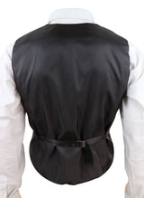 Mens Double Breasted Tweed Waistcoat