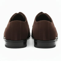 Męskie buty typu oksford ze sztucznego zamszu, sznurowane