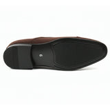 Męskie buty typu oksford ze sztucznego zamszu, sznurowane