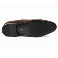 Męskie buty typu oksford ze sztucznego zamszu, sznurowane