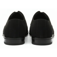 Męskie buty typu oksford ze sztucznego zamszu, sznurowane