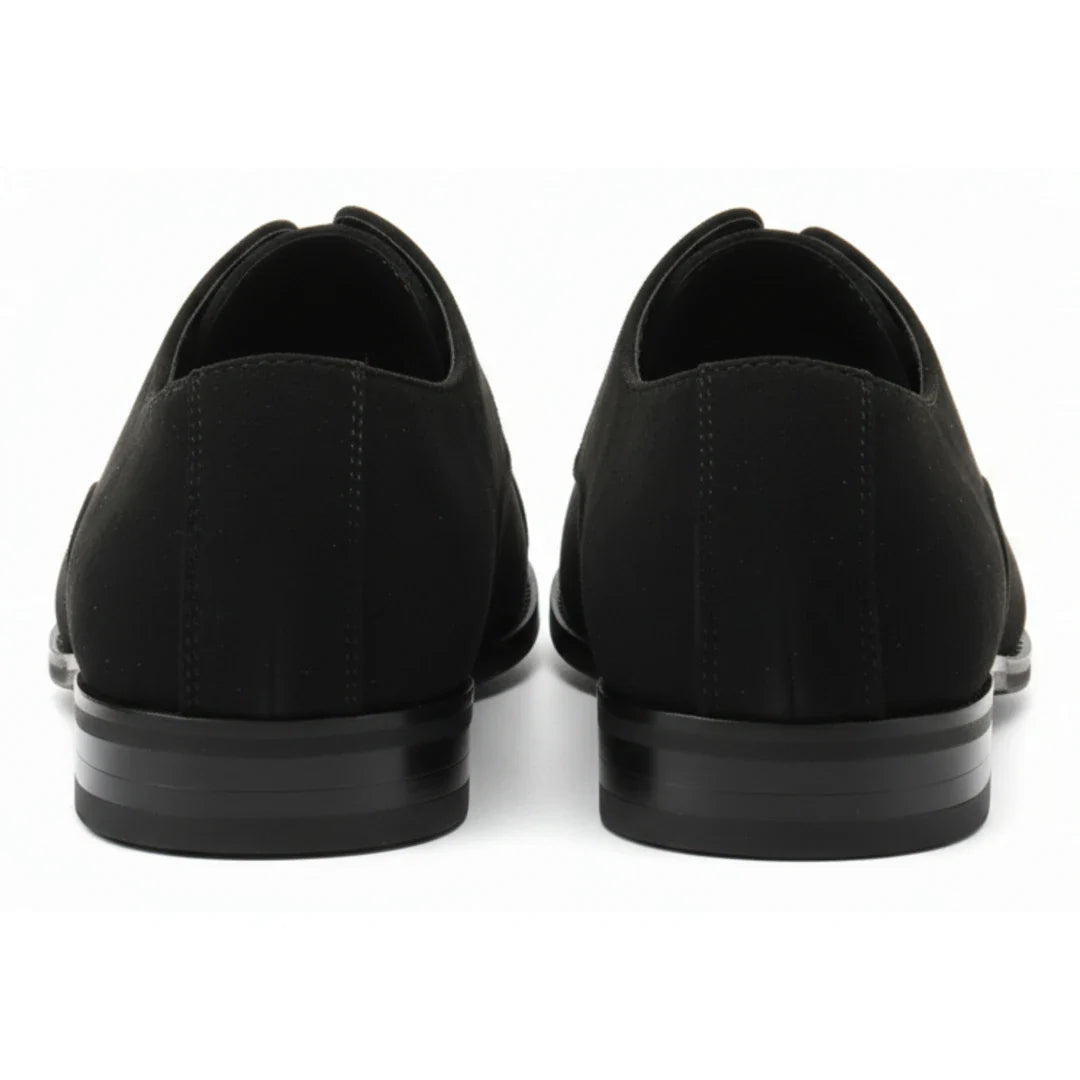 Męskie buty typu oksford ze sztucznego zamszu, sznurowane