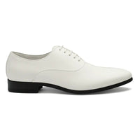 Męskie formalne buty typu oksford ze skóry lakierowanej PU