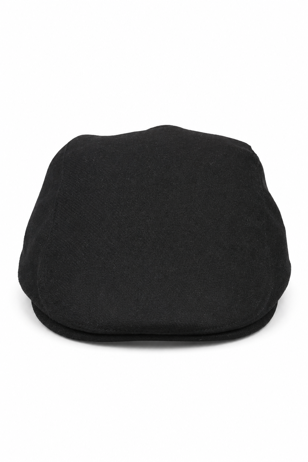 Męska czapka Grandad Baker Flat Black z 8 panelami z tweedu w stylu vintage, klasyczna, elegancka, swobodna, lata 20. XX wieku