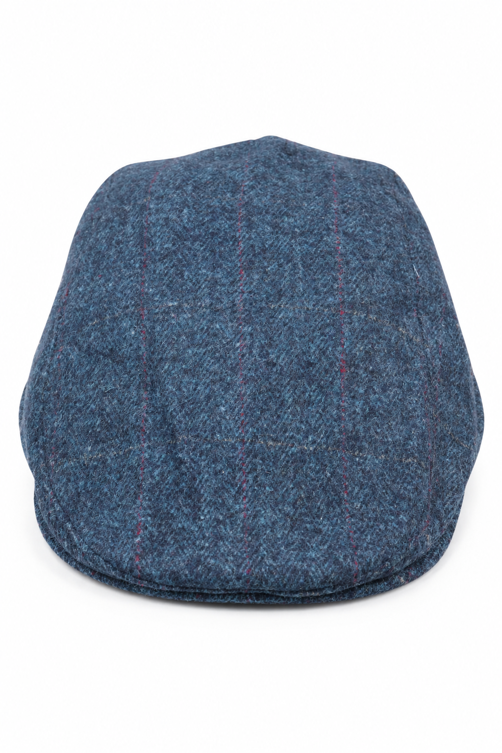 Męska czapka Grandad Baker Flat Blue z 8 panelami z tweedu w stylu vintage, klasyczna, elegancka, swobodna, lata 20. XX wieku