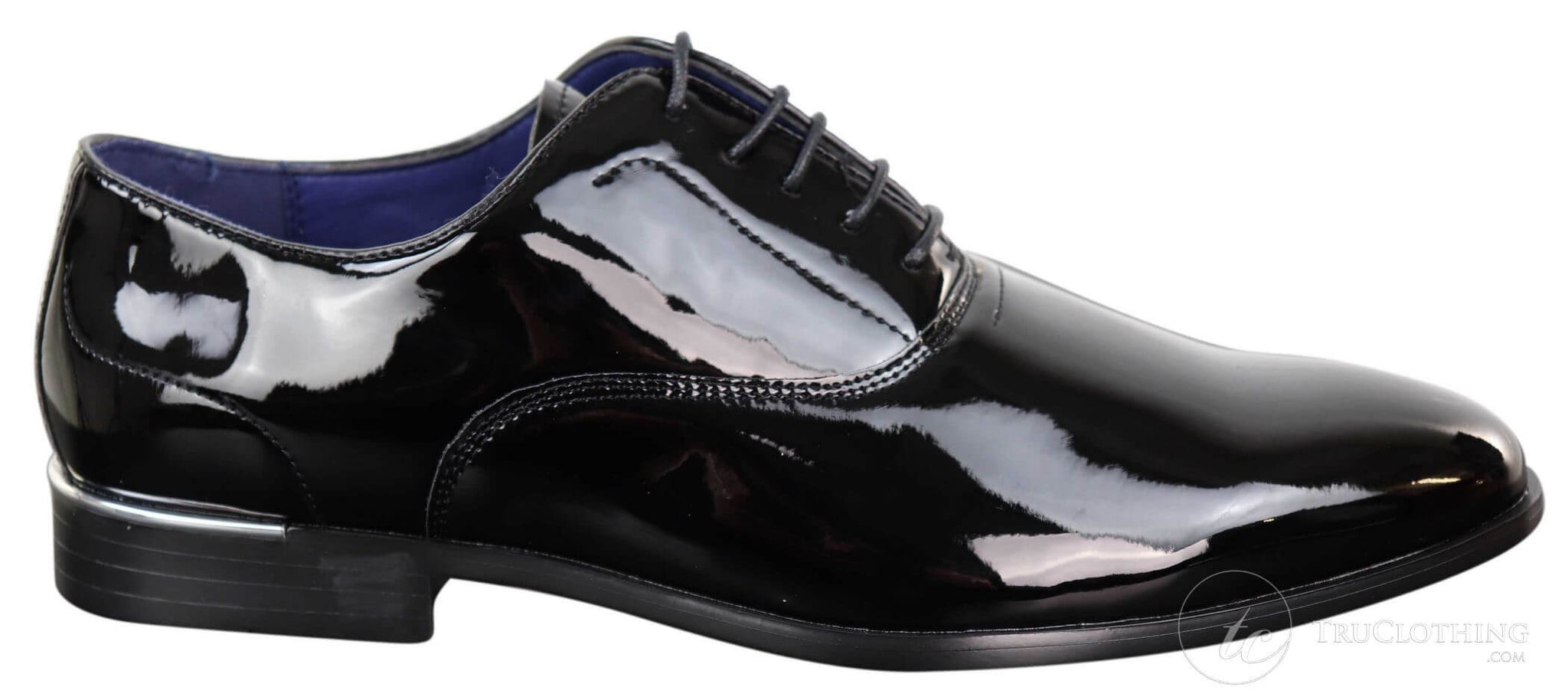Mens Patent Shiny Formal Shoes