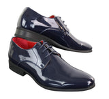 Mens Shiny Patent Formal Shoes