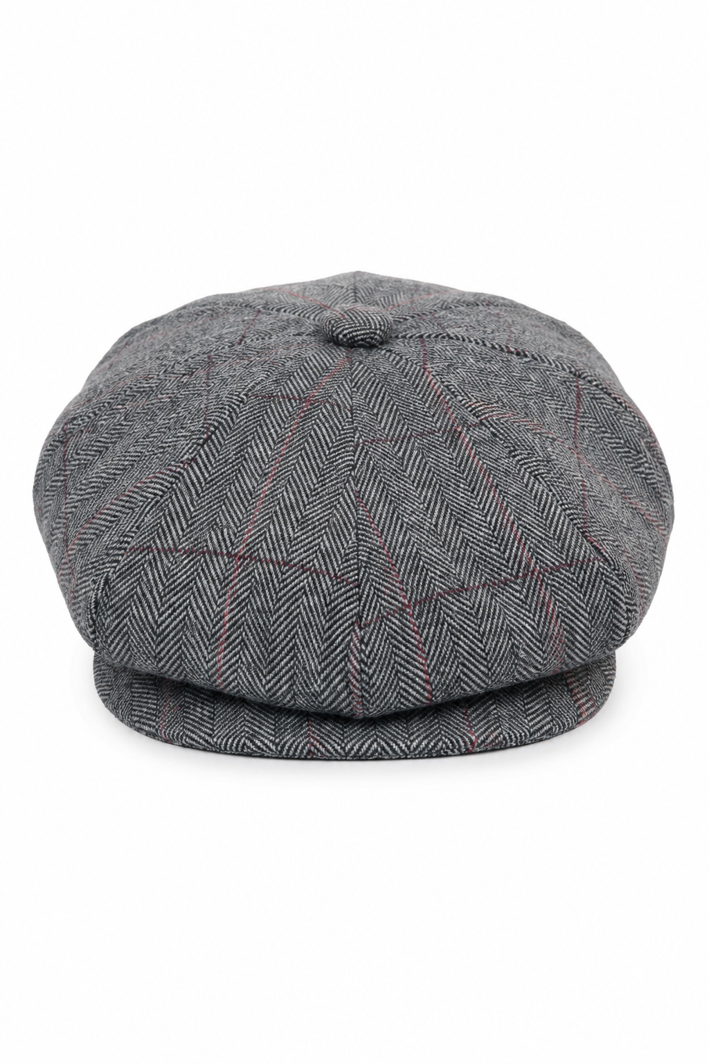 Czapka męska Peaky Blinders z tweedu w kratkę