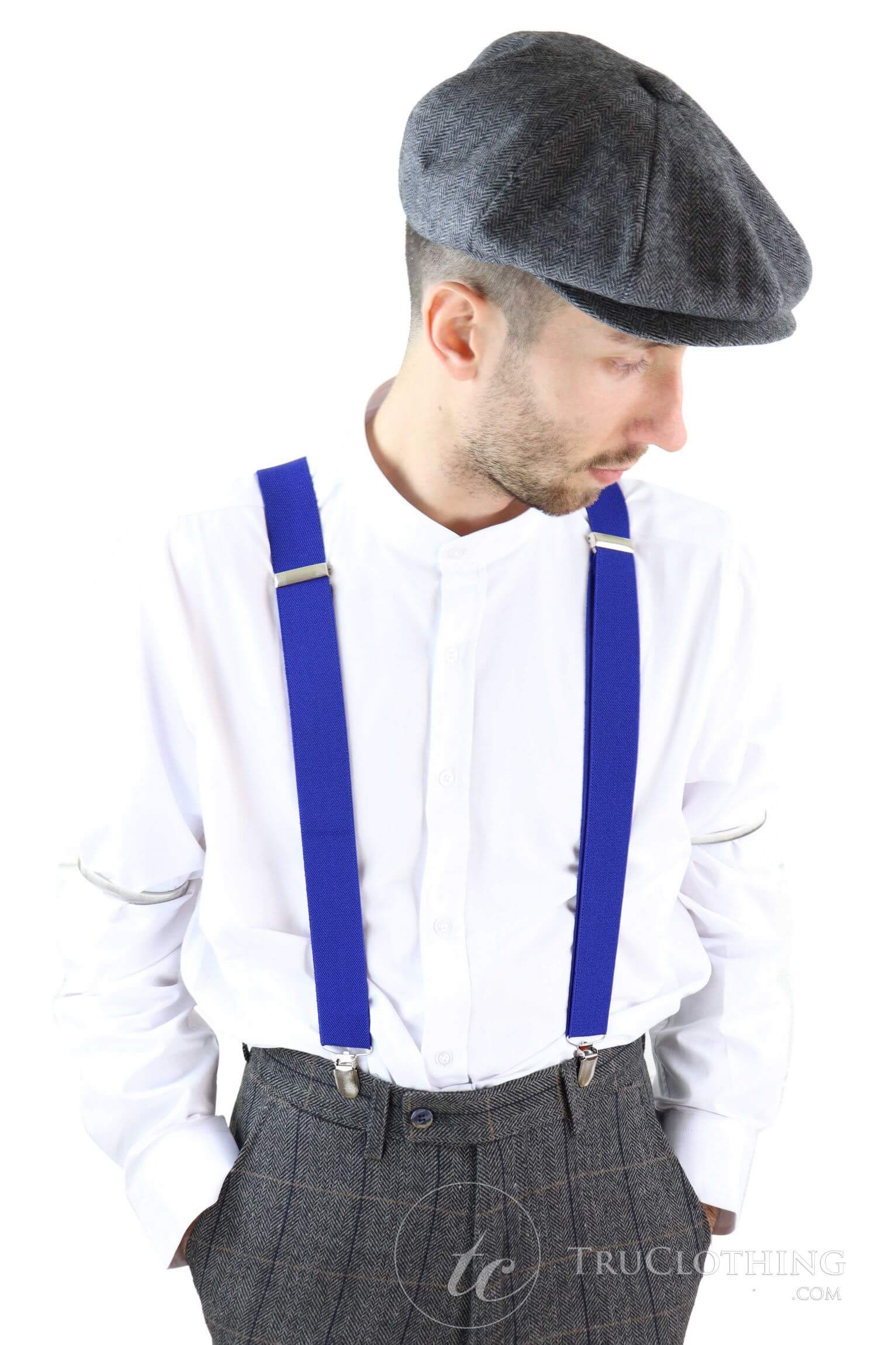 Mens Vintage Trouser Braces/Suspenders - Many Colours