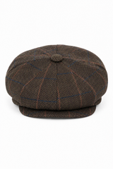 Męska czapka Peaky Blinders w stylu vintage z tweedu
