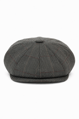 Męska czapka Peaky Blinders w stylu vintage z tweedu
