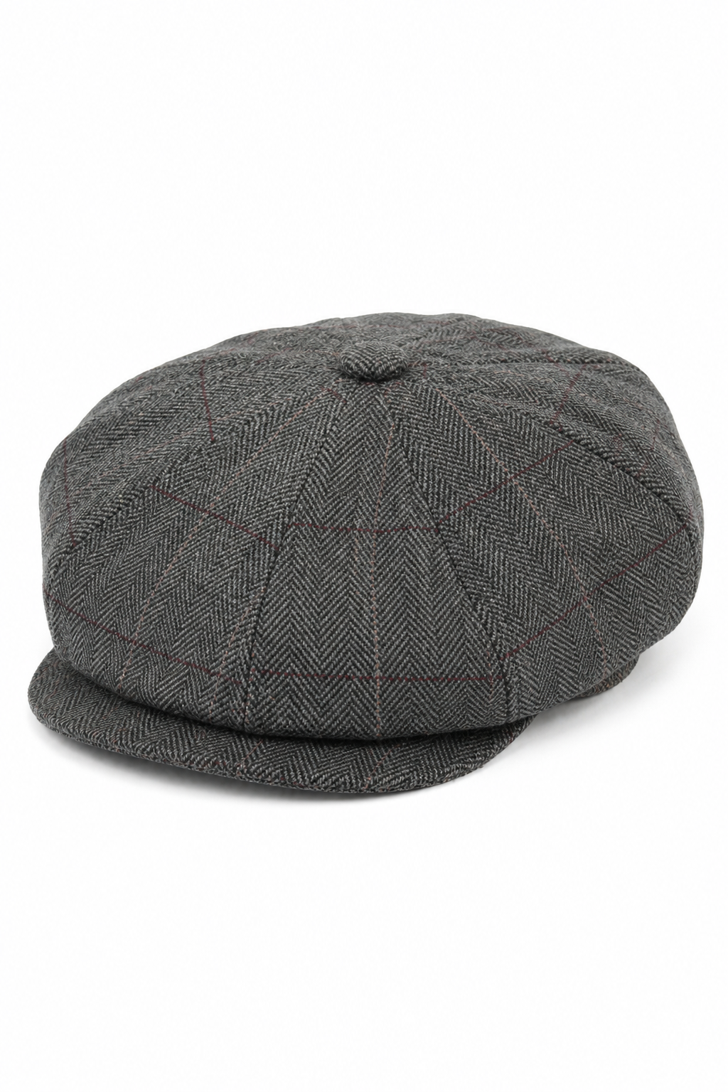 Męska czapka Peaky Blinders w stylu vintage z tweedu
