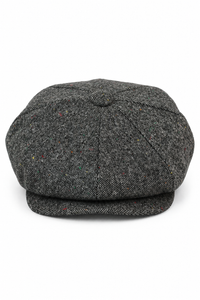 Męska czapka Peaky Blinders w stylu vintage z tweedu