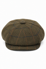 Męska czapka Peaky Blinders w stylu vintage z tweedu