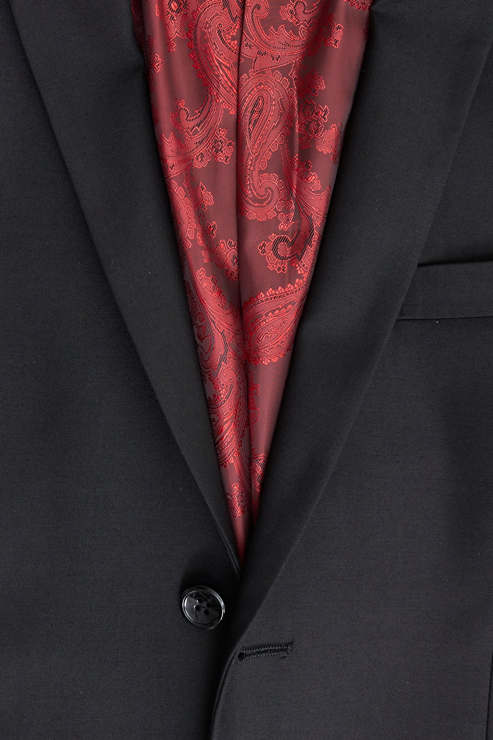 Paul Andrew Parker - Męski 3-częściowy garnitur w kolorze czarnym, dopasowany, klasyczny, na pogrzeb i żałobę