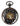 Black Vintage Mechanical Pocket Watch