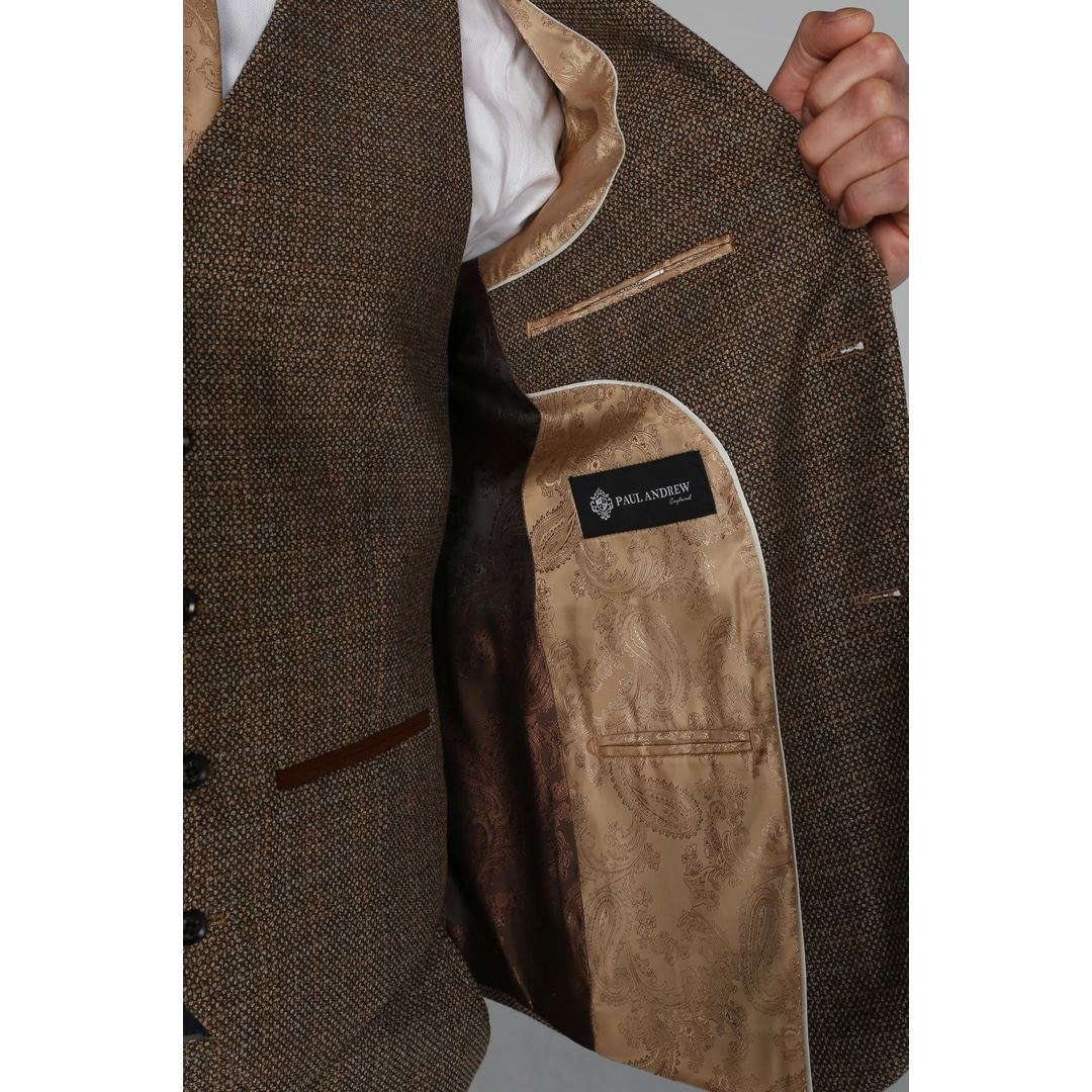 Ralph - Men's Tweed Brown Blazer