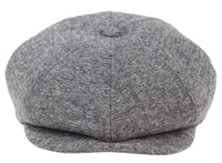 Mens Grey Tweed 8 Panle Peaky Blinders Hat - Marc Darcy Rayford