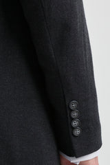 Męski czarny garnitur vintage z lat 20. XX wieku