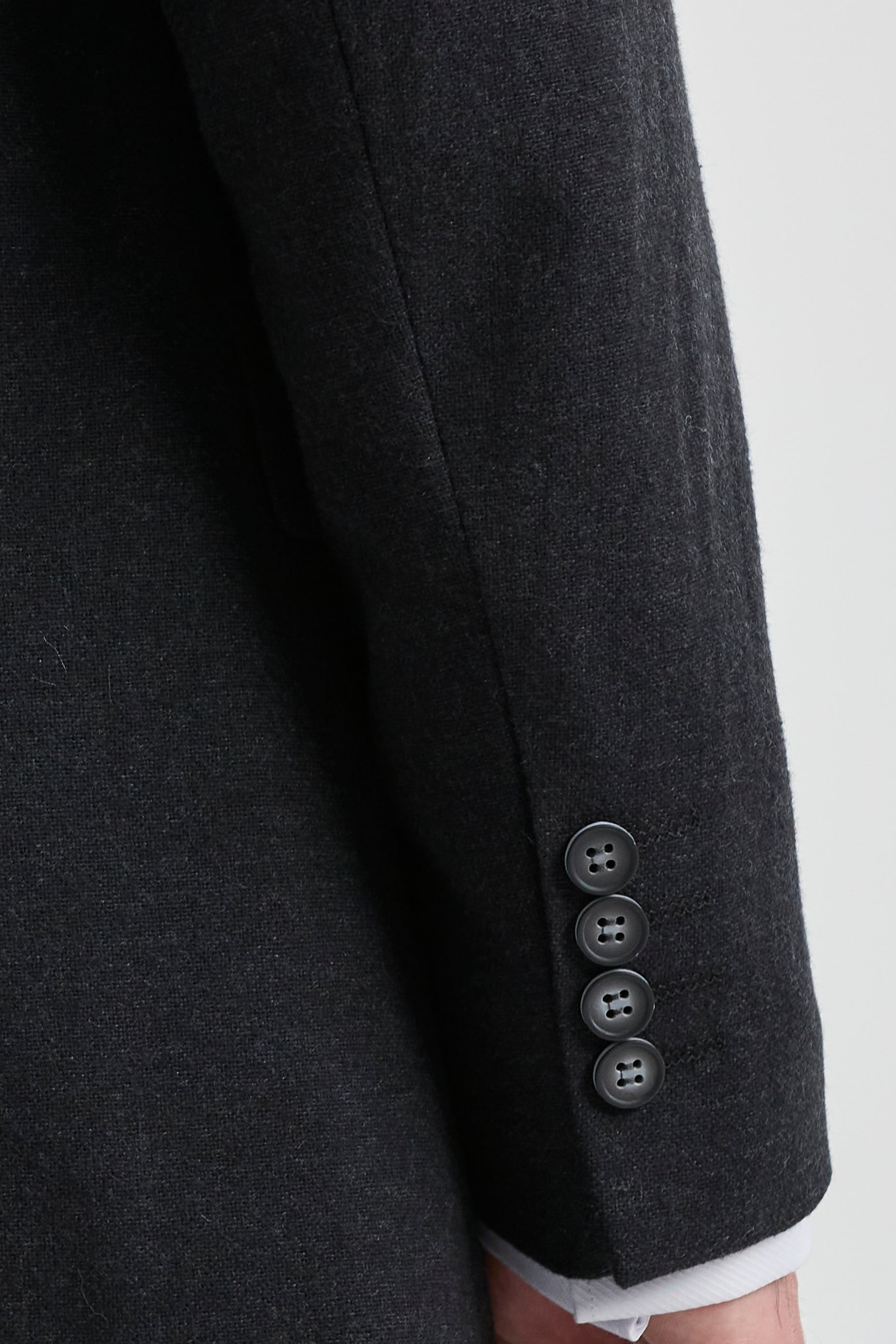 Męski czarny garnitur vintage z lat 20. XX wieku