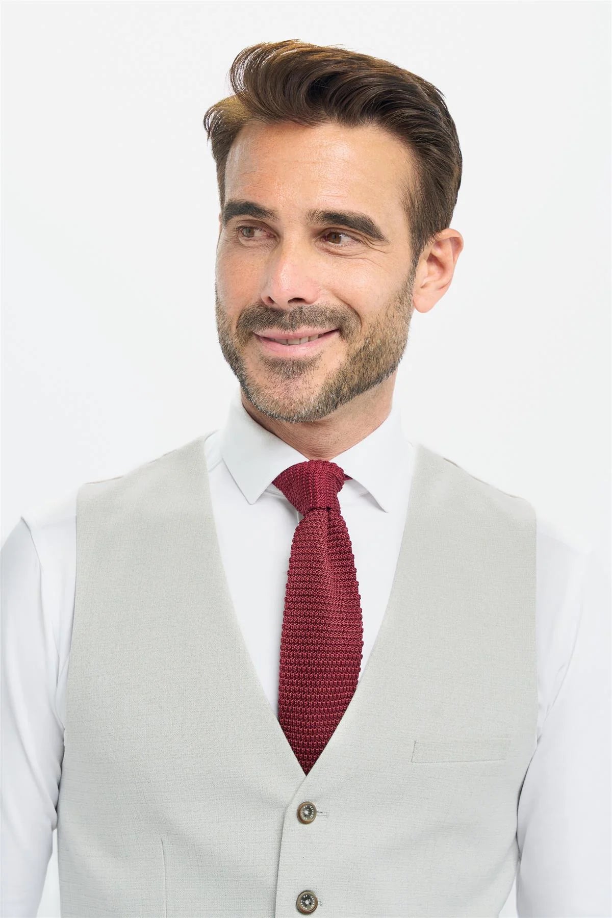 Tropez - Męska szara kamizelka