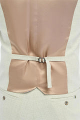 Tropez - Kamizelka męska w kolorze szałwiowej zieleni