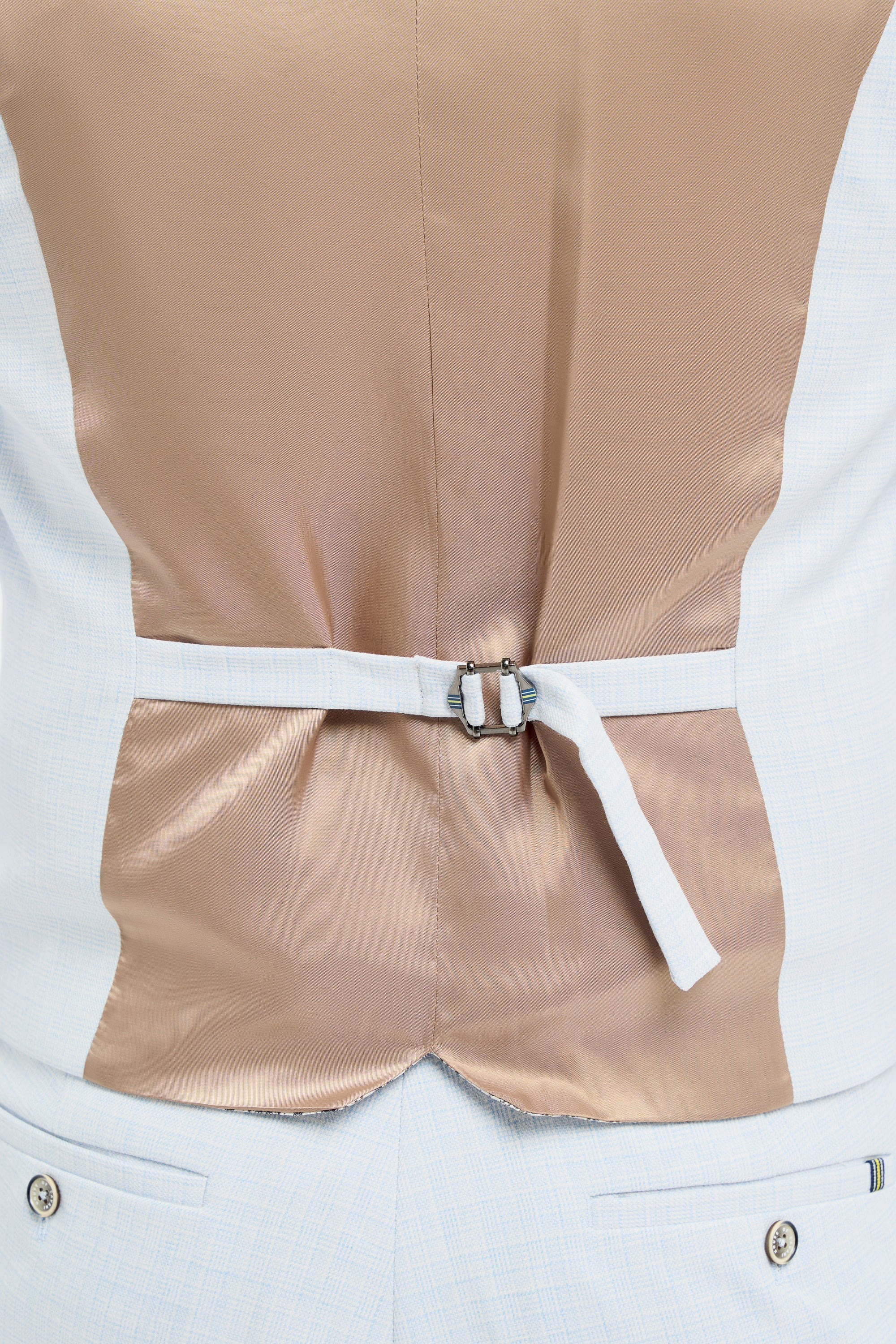 Tropez - Kamizelka męska w kolorze nieba