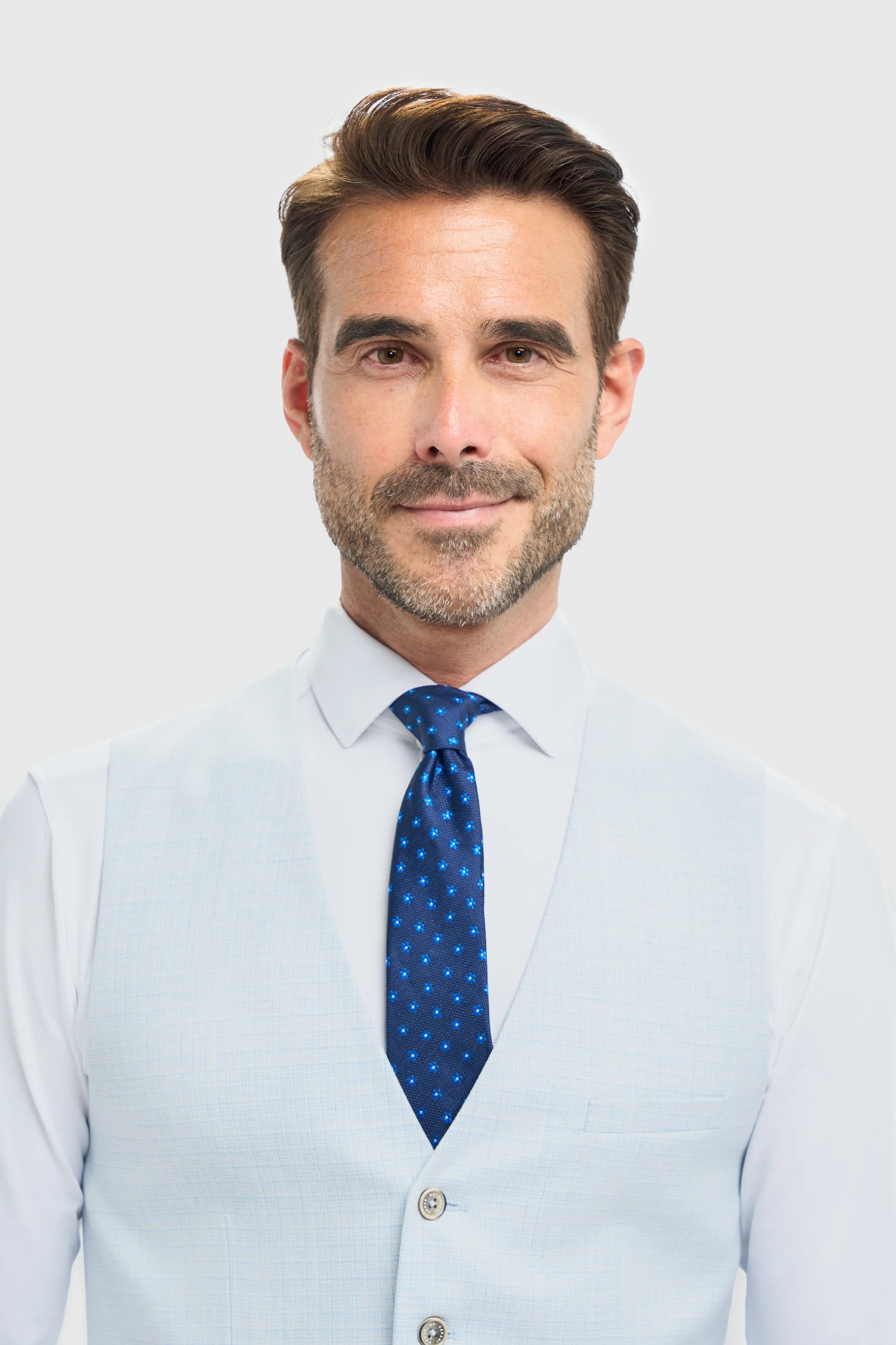 Tropez - Kamizelka męska w kolorze nieba