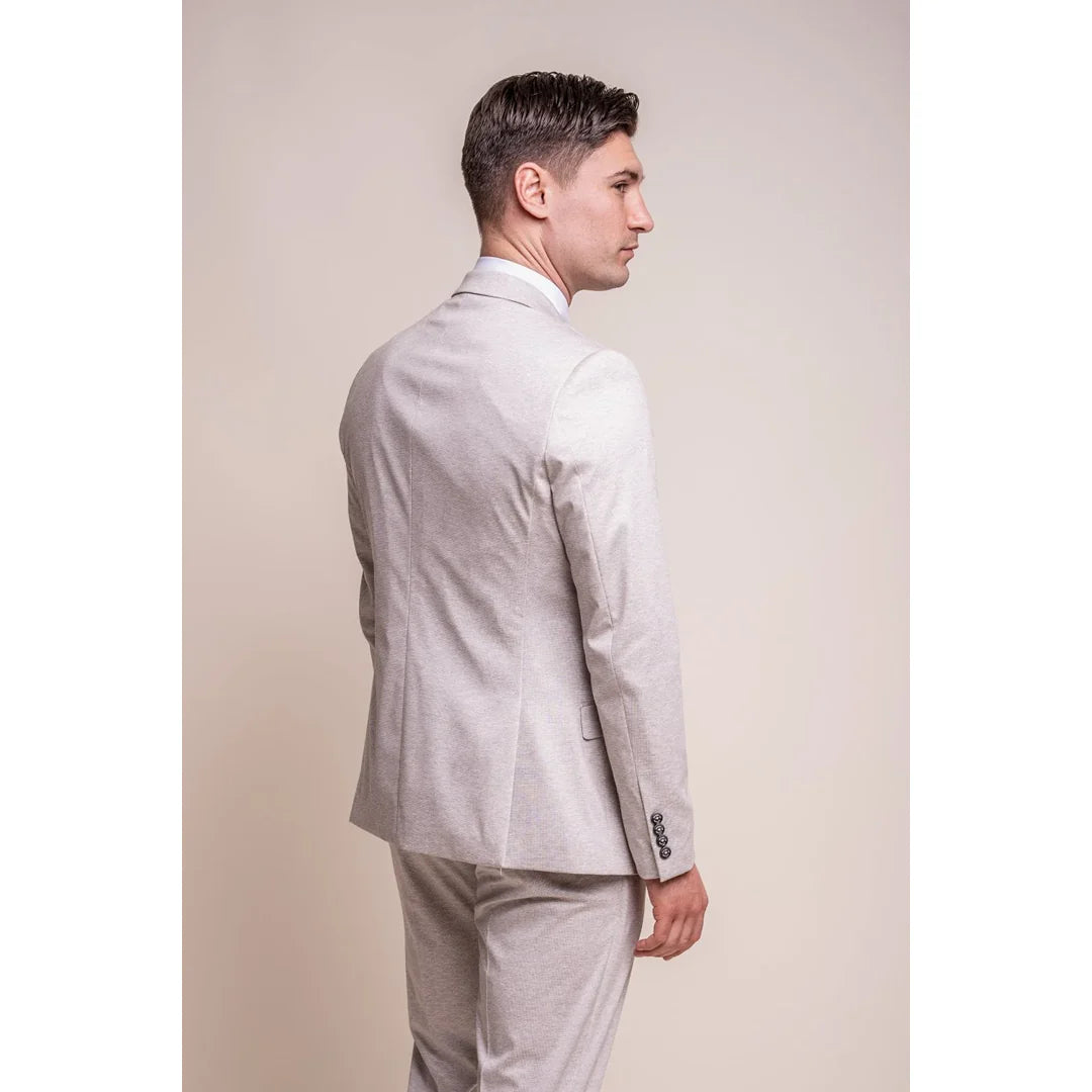 Valencia - Men's Classic Cream Blazer